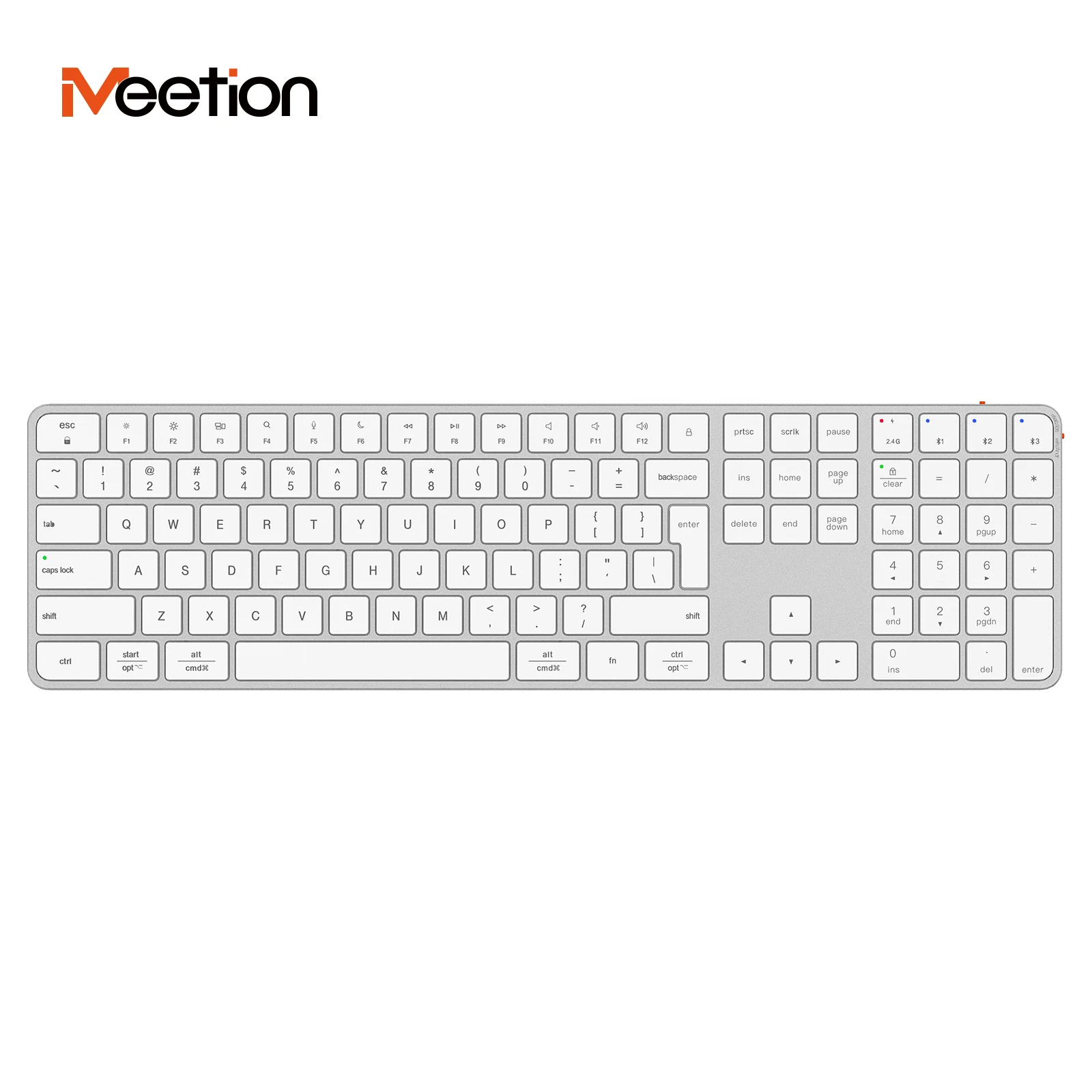 Meetion C230 Bluetooth перезаряжаемая беспроводная клавиатура и мышь комбо для волшебной клавиатуры ПК Windows ноутбука imac iPad Tablet