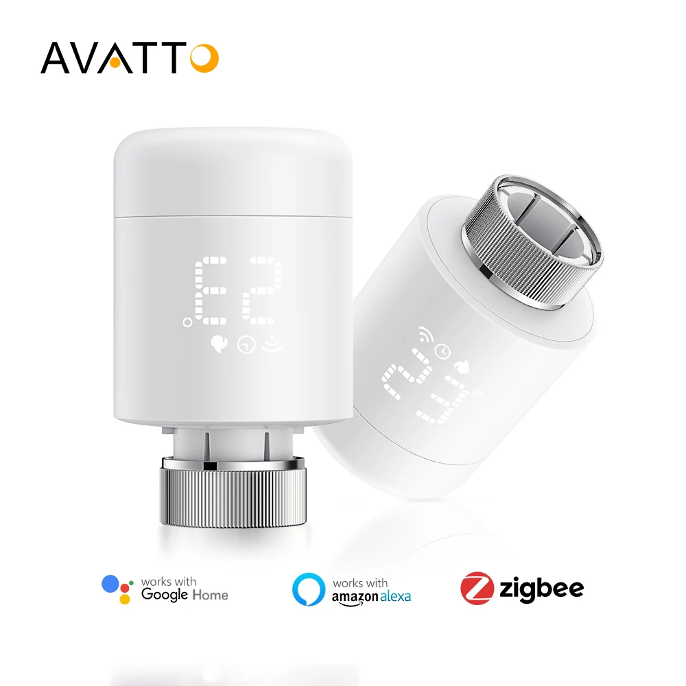Vatto программируемый Zigbee TRV термостатический радиаторный клапан умное Отопление Tuya zigbee 3,0 управление радиатором