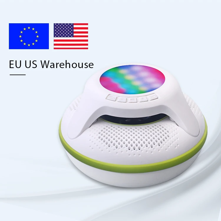 
 US EU Warehouse Portable Pool Party Waterproof Bass Bluetooth Speaker Wireless Outdoor Light Speakers  