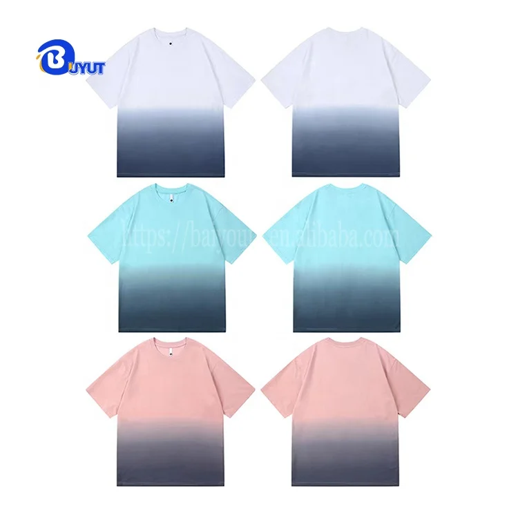 Mixed colors printed T Shirt with tie print Men sublimation Casual  Plain shirt and tie color combinations unisex t shirts