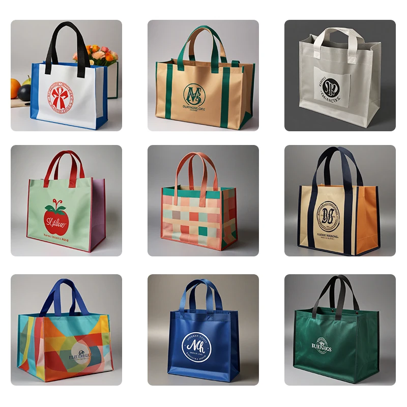 Custom logo size foldable large capacity grocey Exhibition shopping non woven bag