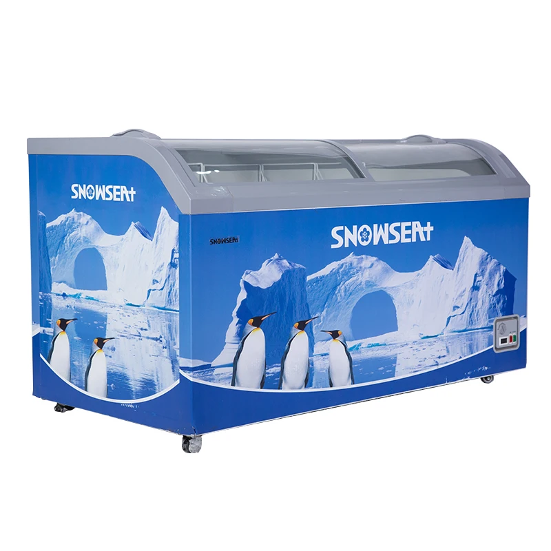  SDSC-505Z snowsea 2021 новый дизайн коммерческий холодильник-витрина для мороженого витрина-холодильник морозильная