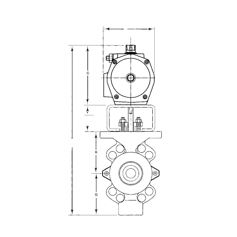 Customized Soft Seal Metal Seal Or Hybrid Seal Valve High Temperature And High Pressure Butterfly Valve