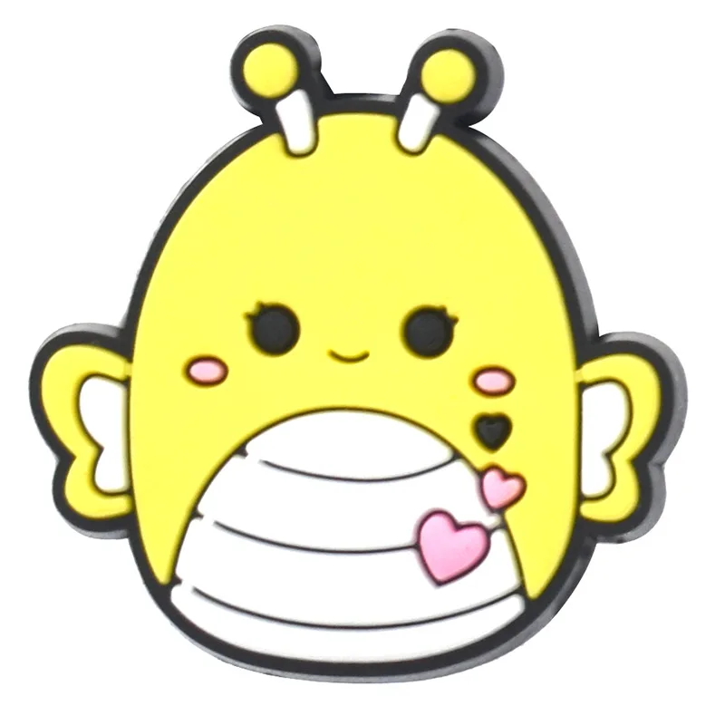 2022 Cartoon animal Wholesale PVC Clog Shoe Decorations Charms Soft Rubber Shoe croc Charms As a gift for the child