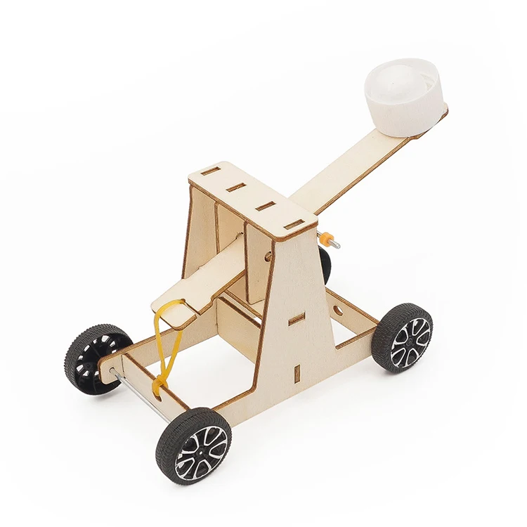 Shopfiy hot new toys 2021 kids catapult science experiment kits stem DIY wood  tool toys other educational toys