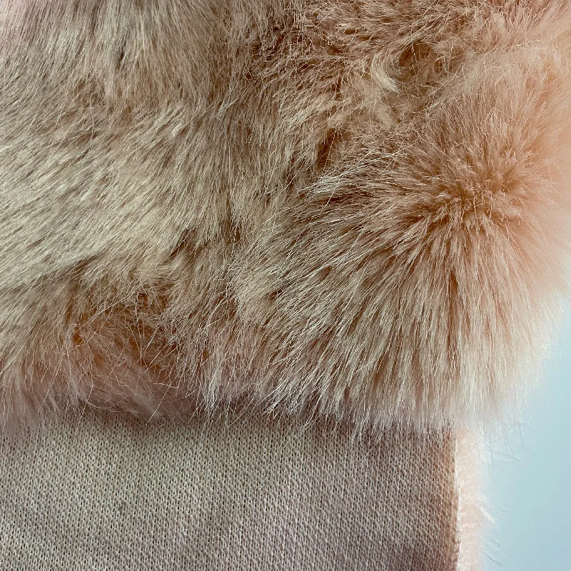 wholesale shag artificial fox fur fabric colorful plush long faux fur fabric