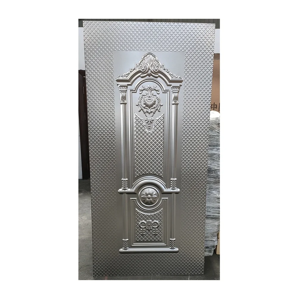 PHIPULO New Design Metal Door Steel Door Sheet Metal Iron Door Sheet Skin Stamped  For Gate