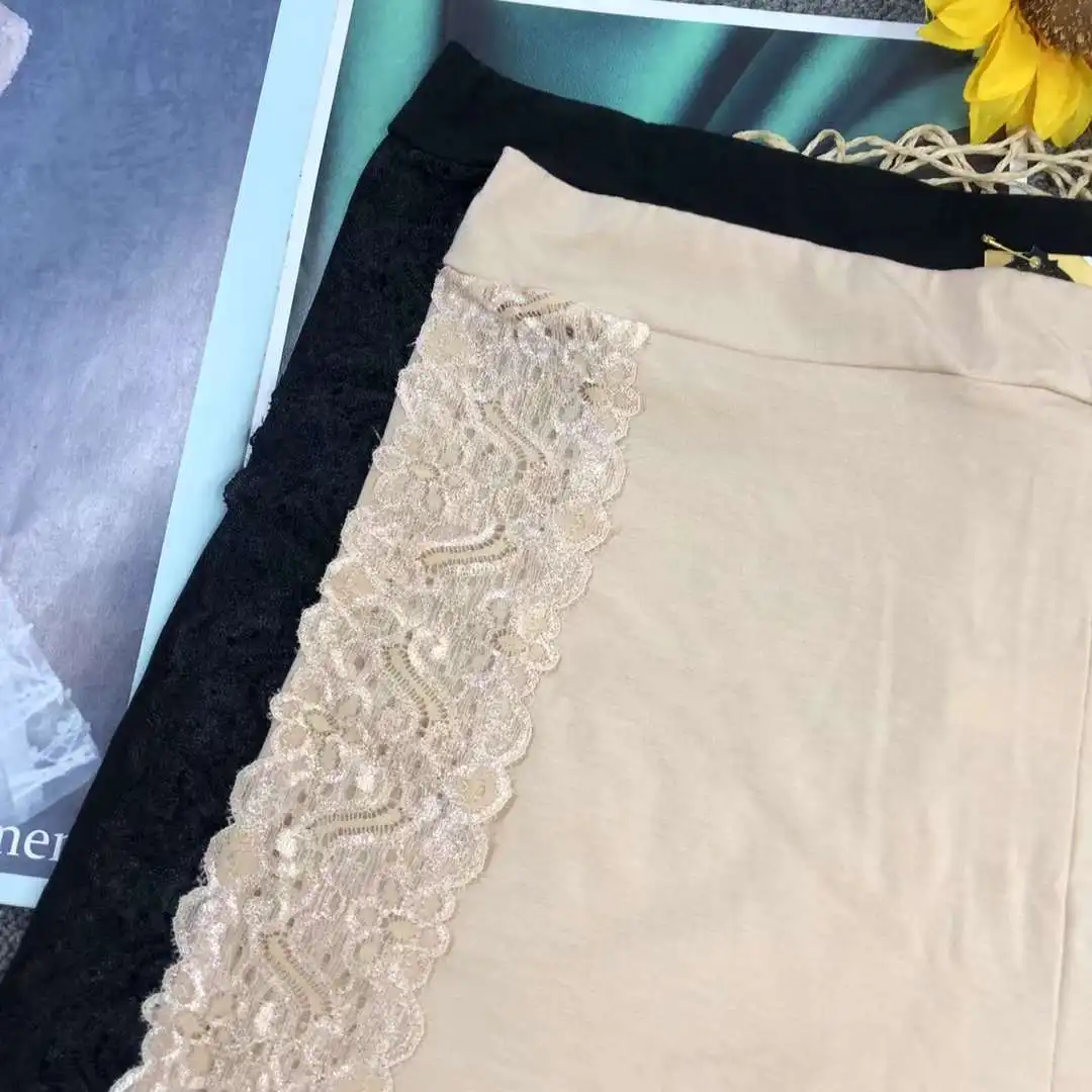 Hot selling Women Bottom invisible safety pants lace pants / Anti-light Boxer briefs for ladies Render pants
