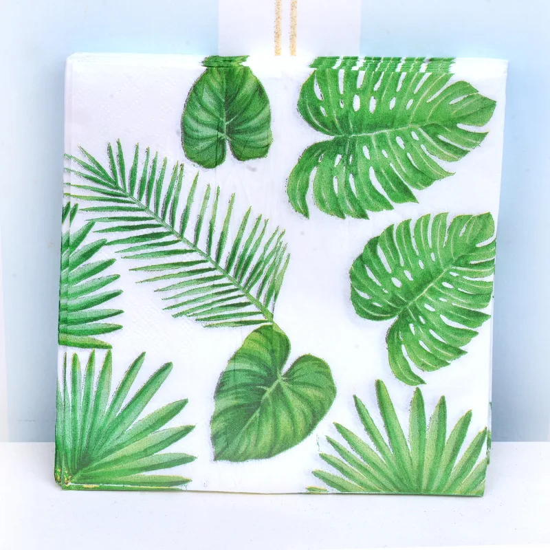 Wholesale Custom High Quality Disposable Beautiful Flower Party Printed Paper Napkins For Dinner