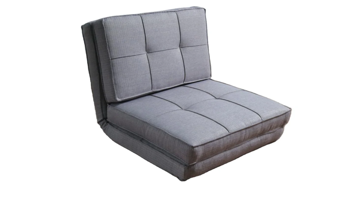 Outdoor Furniture & Foam Folding Sofa Bed Fold Out Single Floor Mat Reclining foam folding sofa bed For Guests