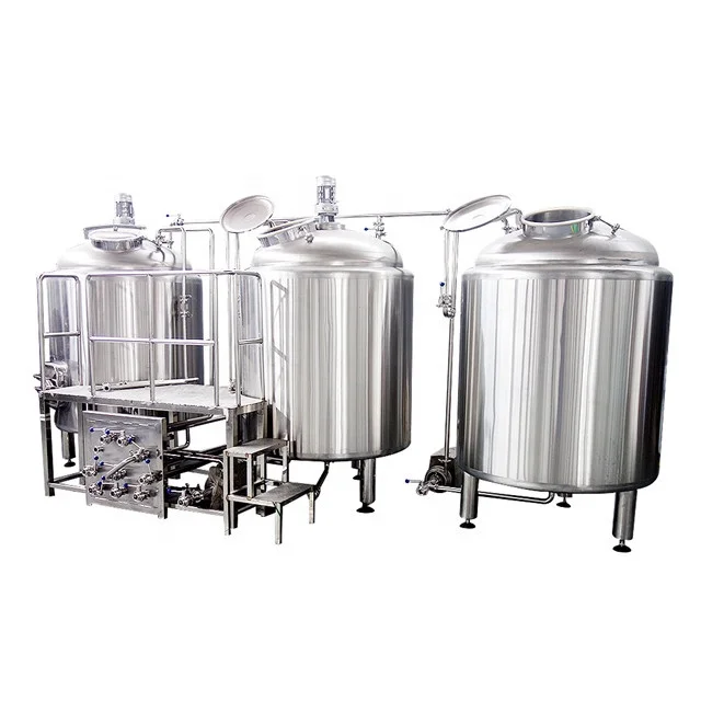 Small Micro Beer Brewing Equipment China 3bbl 5bbl 7bbl Turnkey Project Of Brewery