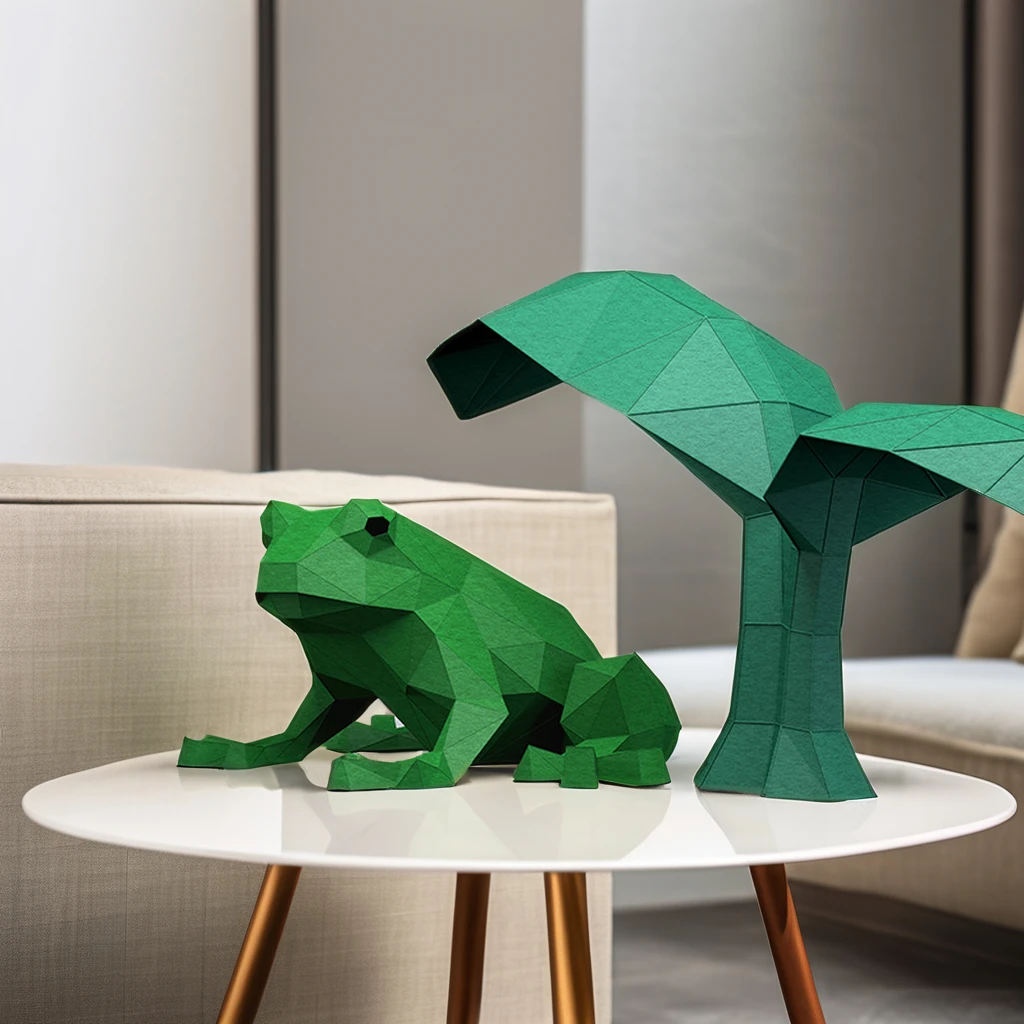 Creative Frog 3D Origami Paper DIY Handmade Art,Home Decor,Educational Interests,Holiday Parties,DIY Origami Paper Crafts