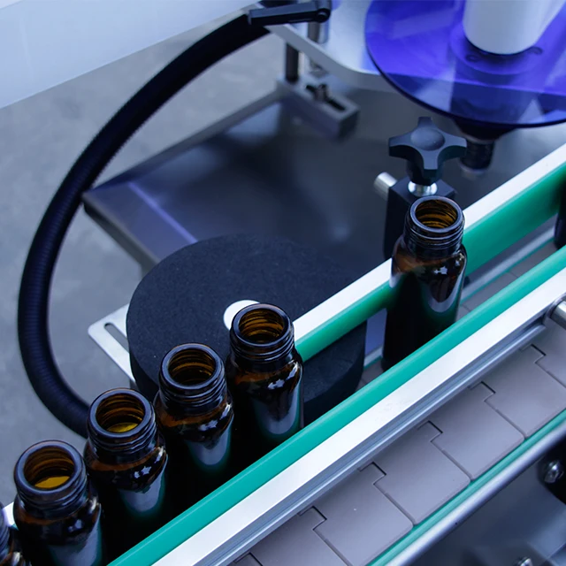 Automatic Wrap Round Bottle Label Machine