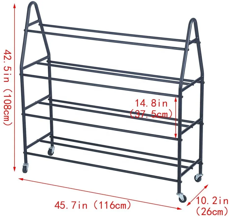 RUIMEIXIN Gym Sport Ball Holder Rack  basketball rack Cart basketball rack