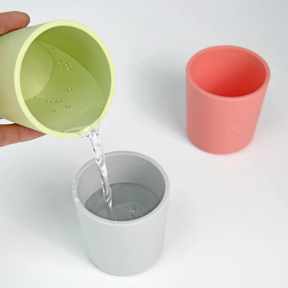 Wholesale Customize Best-Selling Silicone Baby Water Cup Drinking Feeding Skills Baby Led Weaning For Water Training