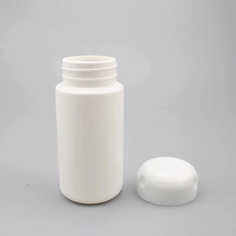 Hot-selling 180CC white HDPE medicine plastic round  bottle for health products and vitamin capsule