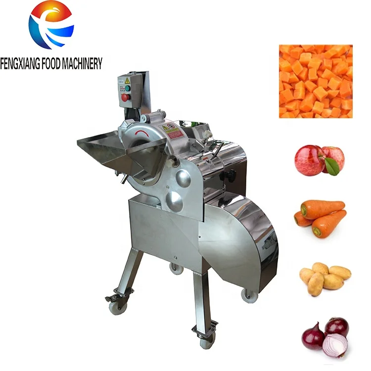 Cubic Root Vegetable Fruit Tomato Onion Aloe Potato Carrot Dicing Cutting Machine
