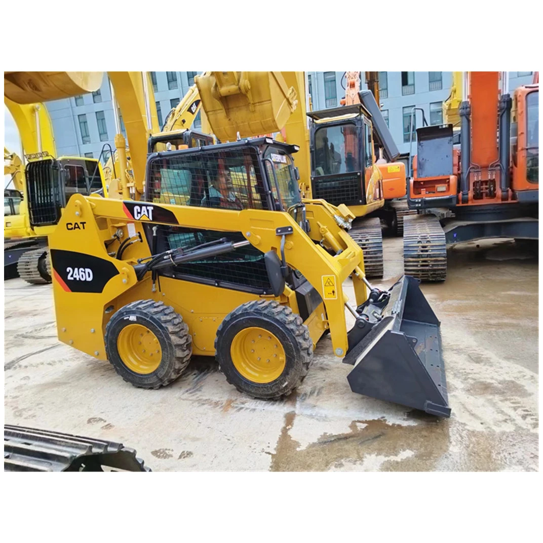 Подержанный погрузчик caterpillar 246d 246c 262d