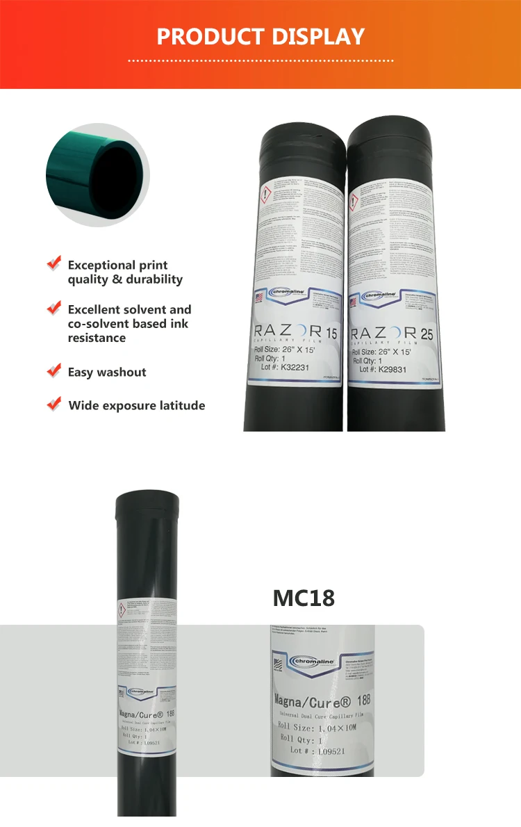 Padeen Factory Price Screen Printing Platemaking Supplies Waterproof Inkjet Transparency Film