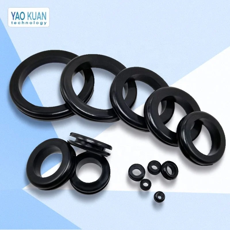 Rubber Grommets Double-sided Guard Coil Environmental protection, Insulation and Wear Resistance