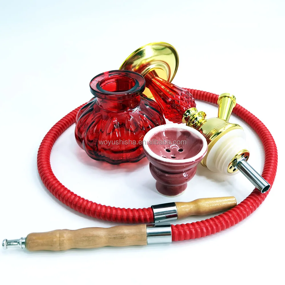 One tube colors omnis shisha crystal eco-friendly shisha Mini  hookah