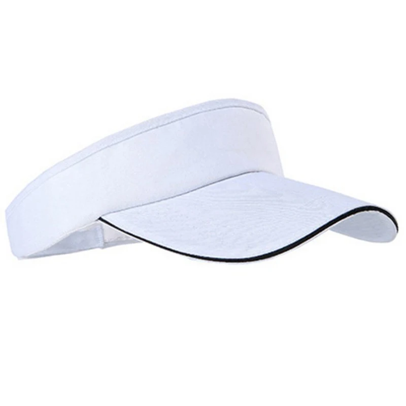 Men Women Adjustable Classic Sun Sports Visors Hat Running Tennis Caps Running Cap Visor Shades
