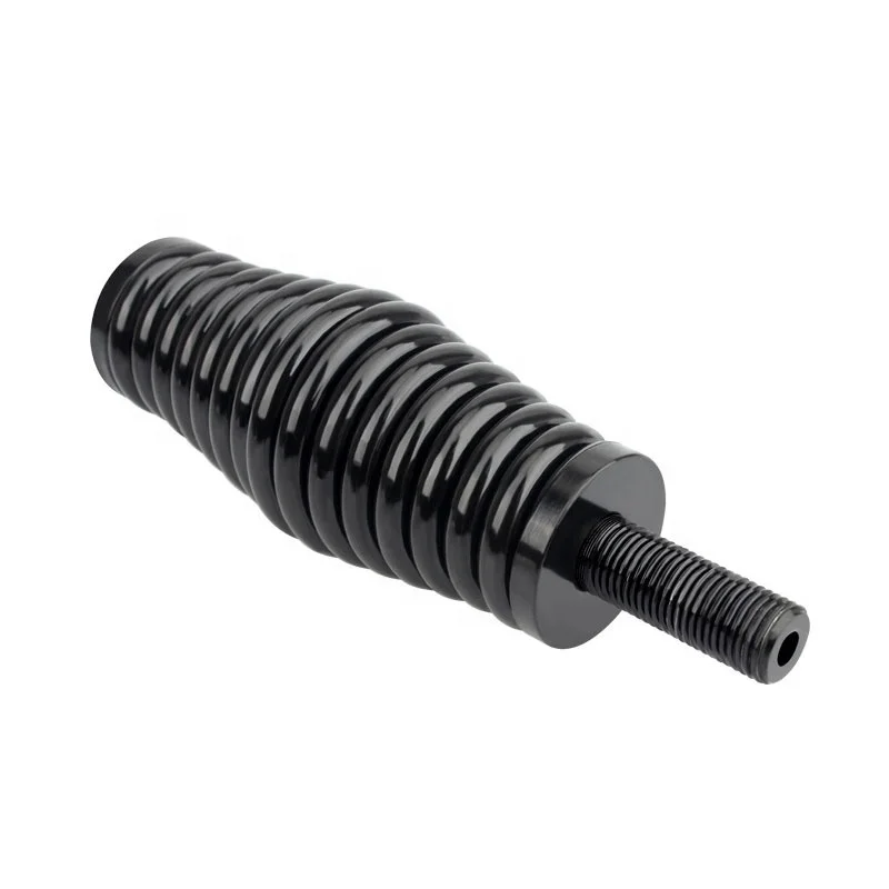 Black barrel spring base antenna spring flagpole lamp universal spring wire forming