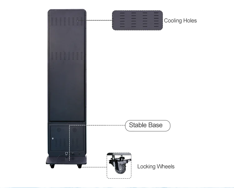 32 Inch Wireless Charging Station Android LCD Advertising Kiosk with Wifi