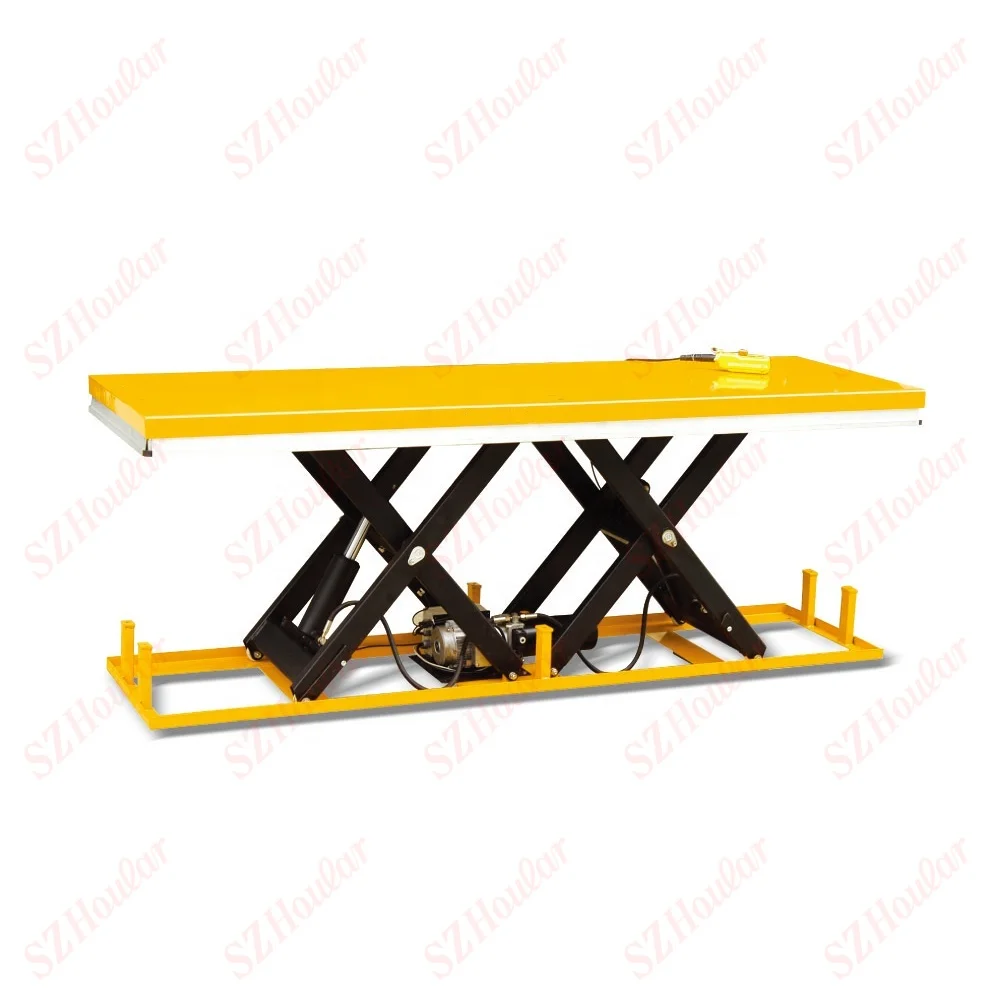 4 tons heavy duty scissor lift table 6 tons hydraulic lift table manufacturer lift table supplier large platform