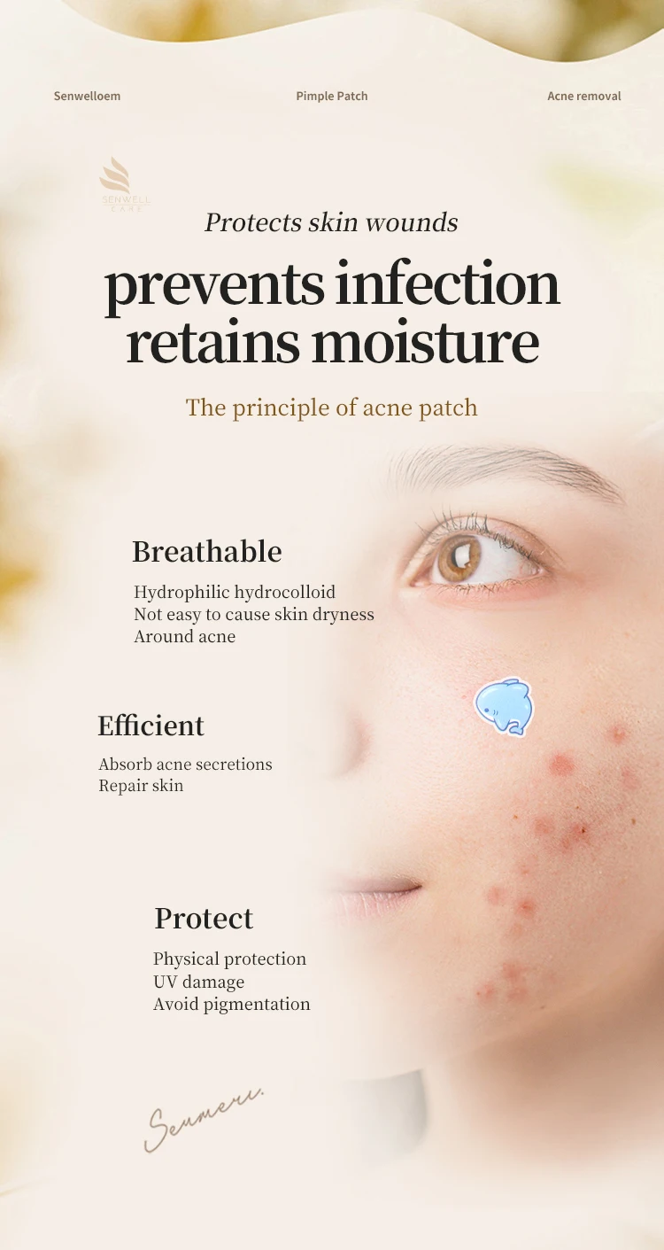 Private Label Korean Spot Anti Pimple Patches Cute Hydrocolloid Supplier