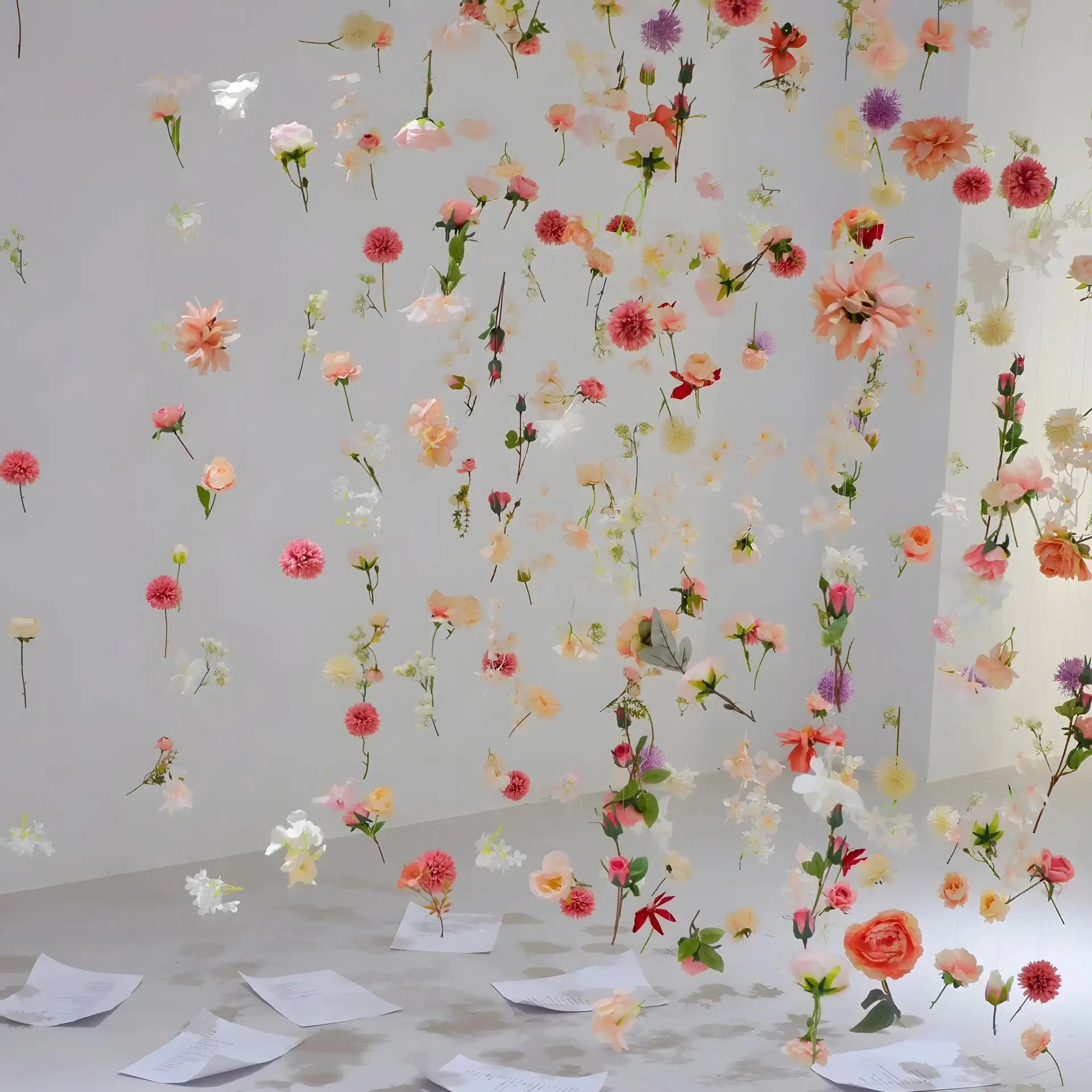 custom made flower for Home Wedding Garden Decoration Suspended flower