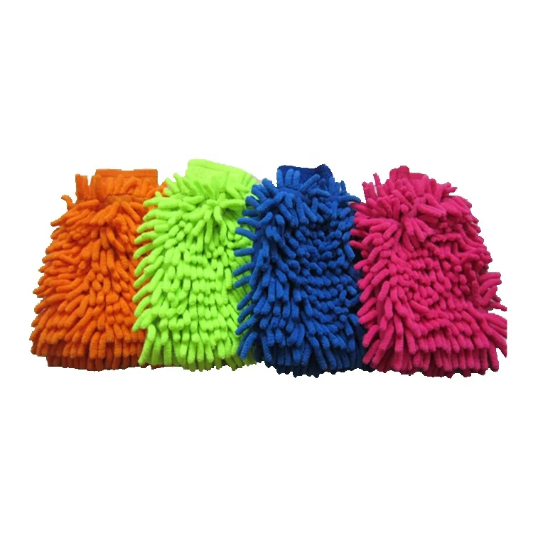 
Manufacturers Wholesale High Quality Environmental Protection Ecology Microfiber Chenille Car Wash Gloves 