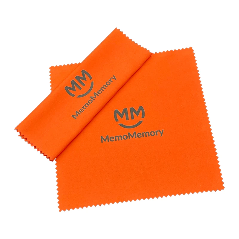 Wholesale Custom Printed Digital Print Suede Sublimation Blank Custom Logo Microfiber Mirco Fibre Lens Cloth