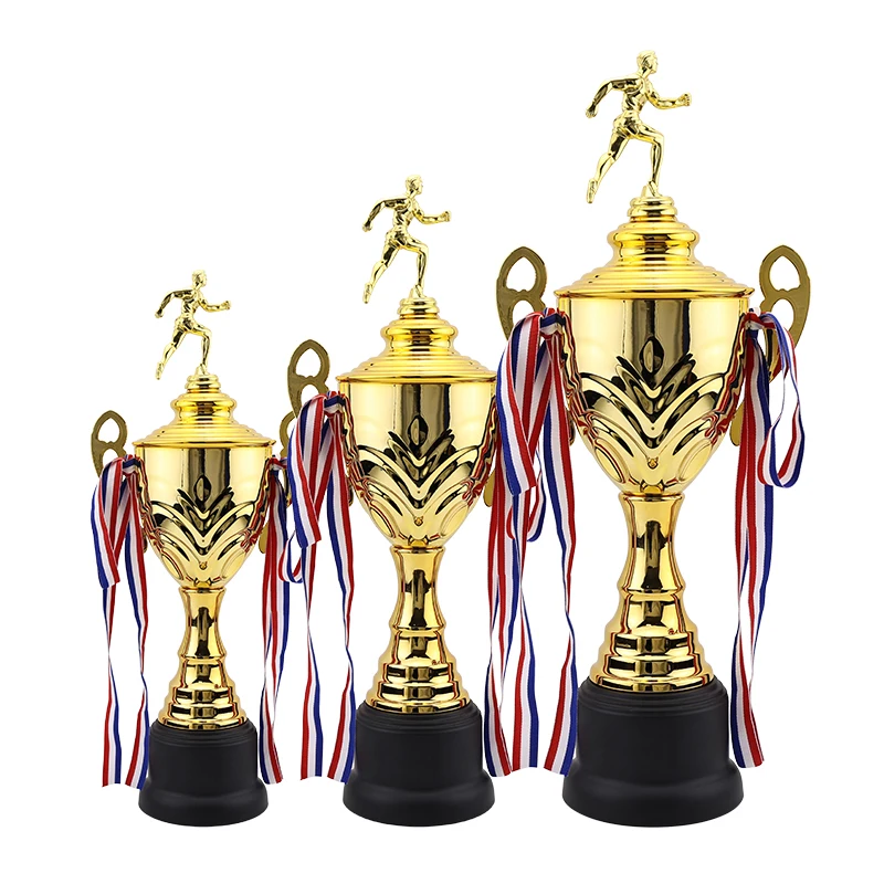 Manufacturer Custom Wholesale Laser Logo Marathon Running Run Sports Trophies