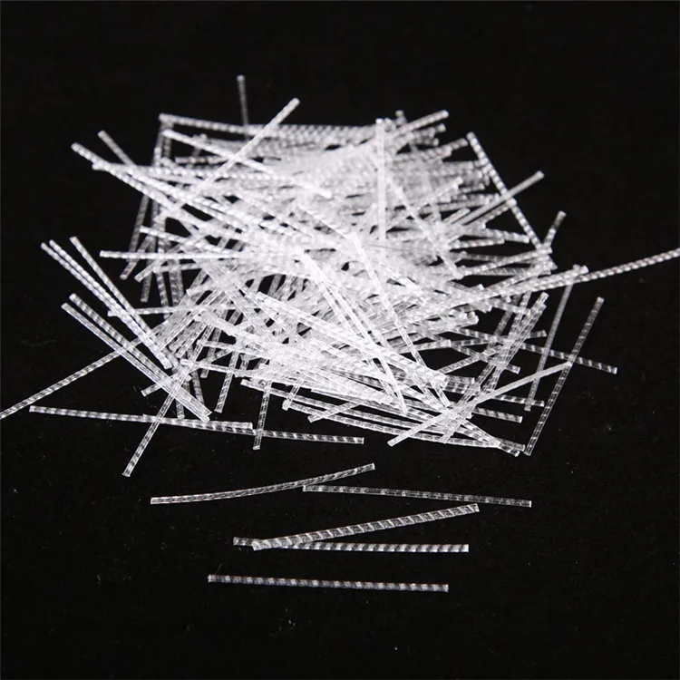 Concrete reinforcement Synthetic waved macro fibers High dispersion monofilament Polypropylene PP fibres from China suppliers