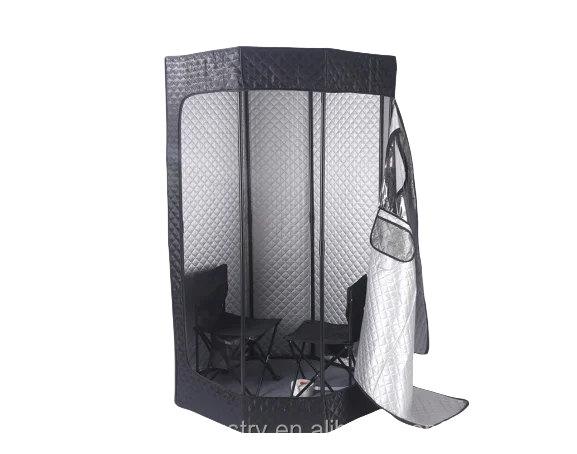 price sauna steam professional set up solo system  transportable wet steam portable sauna Spa  house with chair for two people