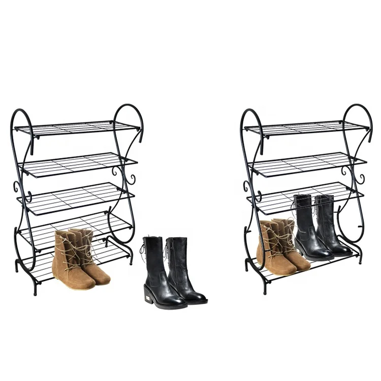 Iron simple Economical household space European-style assembly small shoe cabinet