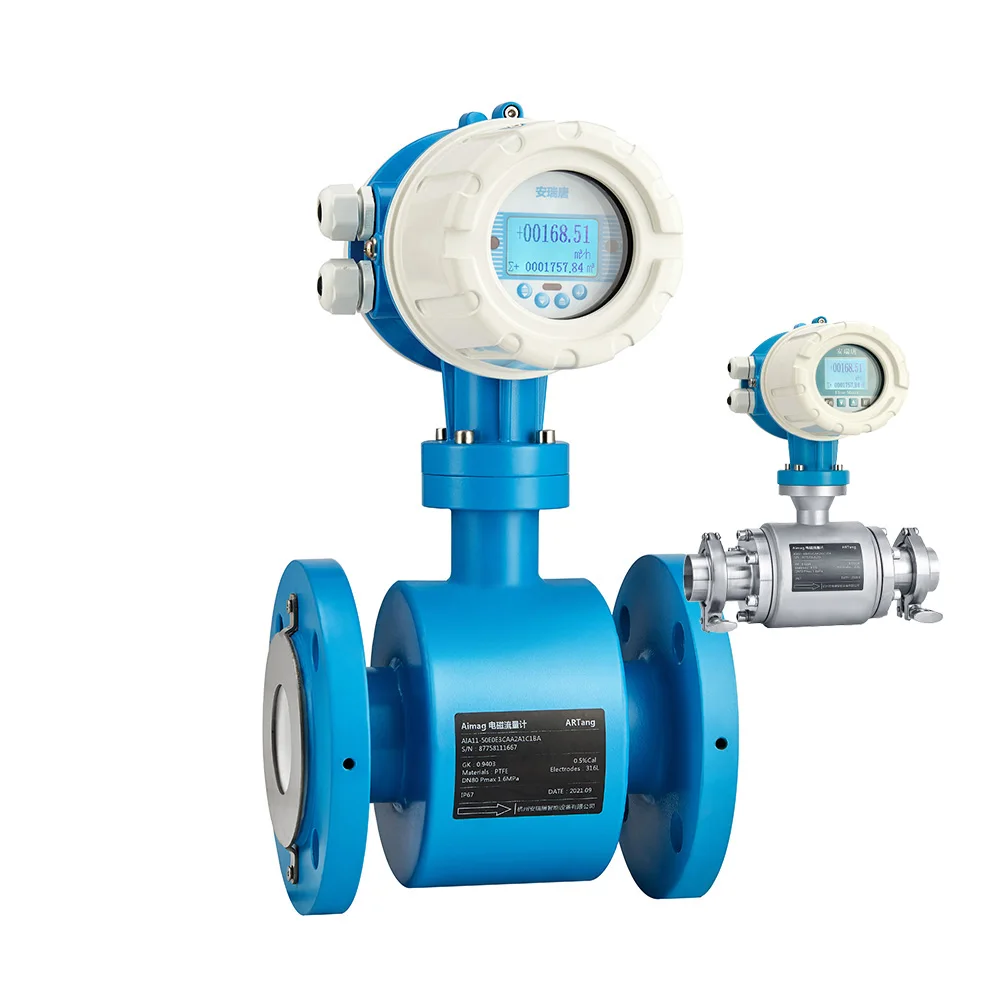 Top 10 Manufacturer DN40 electromagnetic flow meter supplier price magnetic flow transmitter