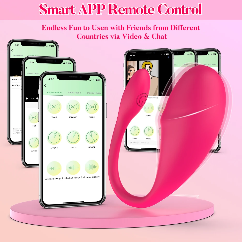 Ergonomic Design Smart APP Remote Control Jump Egg Vibrator Small Wearable Sex Toy for Couples