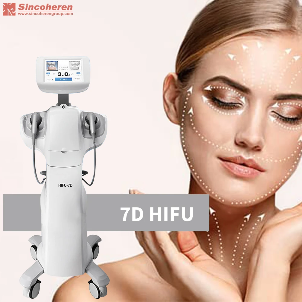 former 3 7d hifu smas face lifting Anti-wrinkle Korea face lifting Machine with 7 cartridge  III