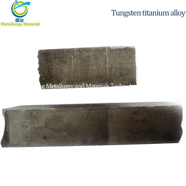 Tungsten titanium alloy high purity tungsten titanium block multi specification tungsten titanium block in stock
