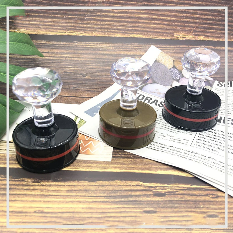 High Quality Factory Wholesale SL HD Crystal Handle Flash Office Custom Stamp