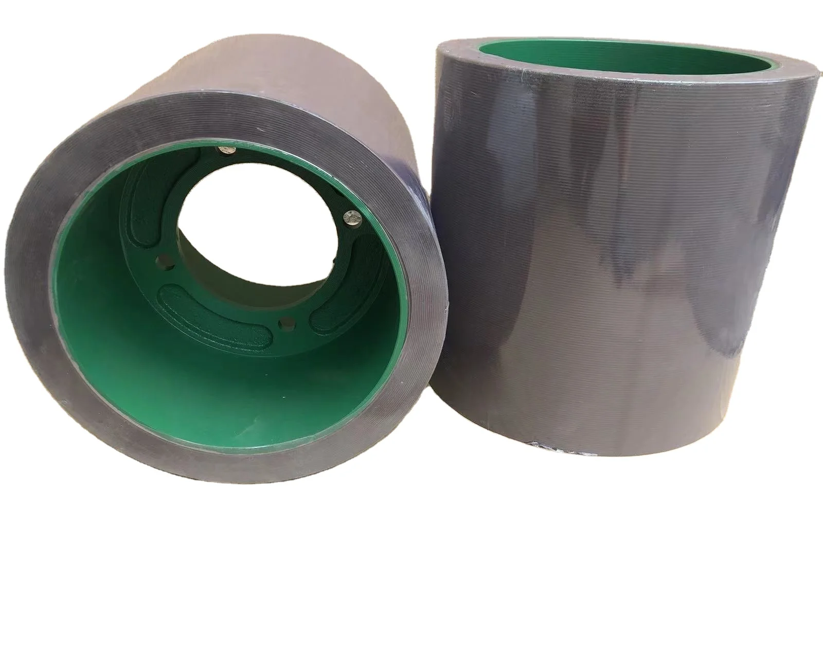 Small 3 4 6 7 8 10 12 14 20 inch Iron Aluminum Drum SBR Rice Mill Husking NBR Rubber Rollers Grinding for Milling Grain Roller