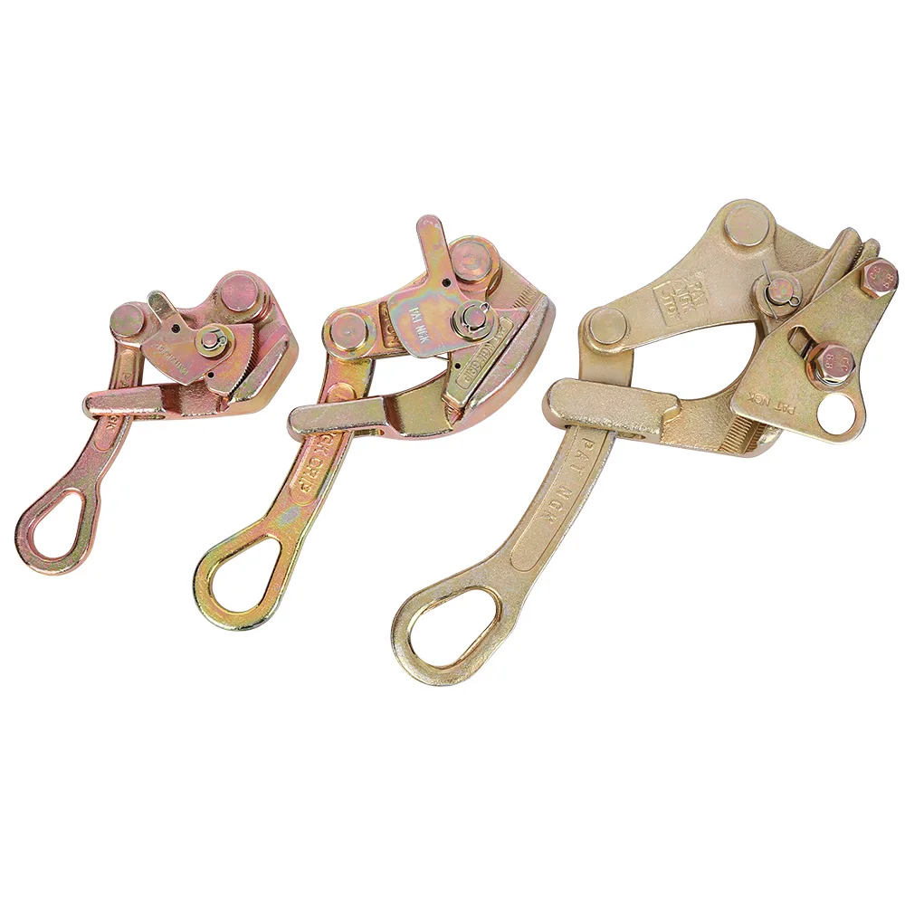 TOP Quality 1ton 2ton 3ton Wire Rope Grip Cable Gripper cable gripping tool Come along Clamp cable