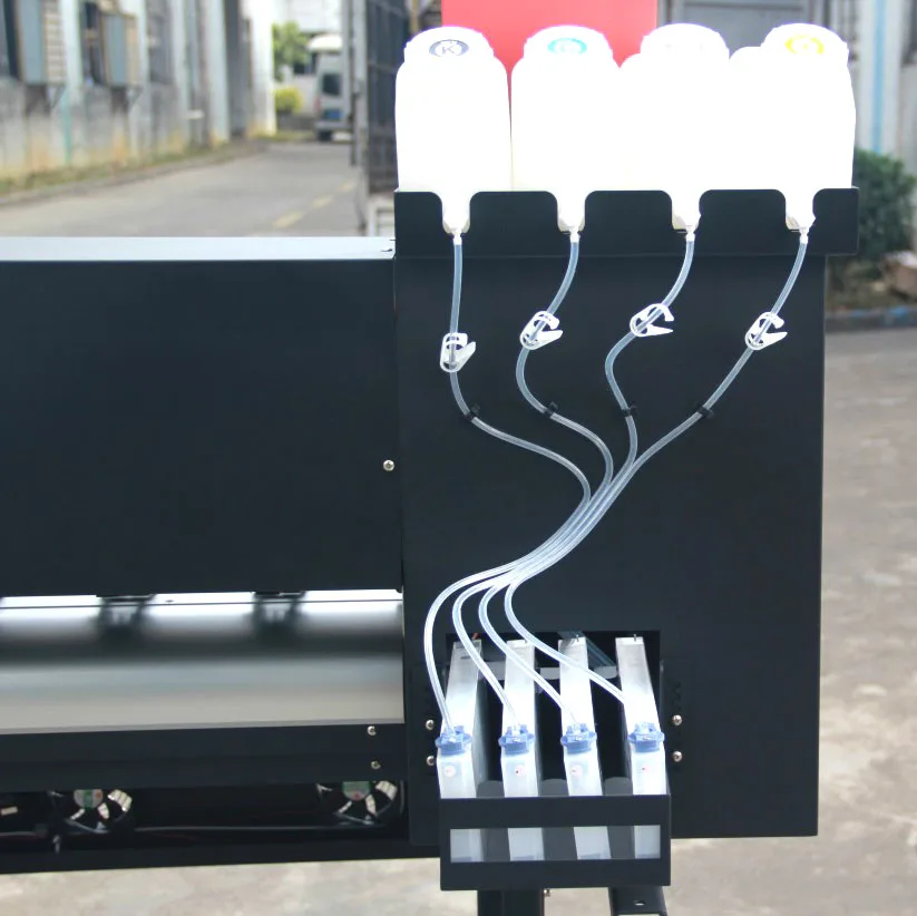 Guangzhou 1.3m 1.6m 1.8m 2.5m 3.2m edible printing machine digital xp 600  printhead eco solvent inkjet printer superdry code