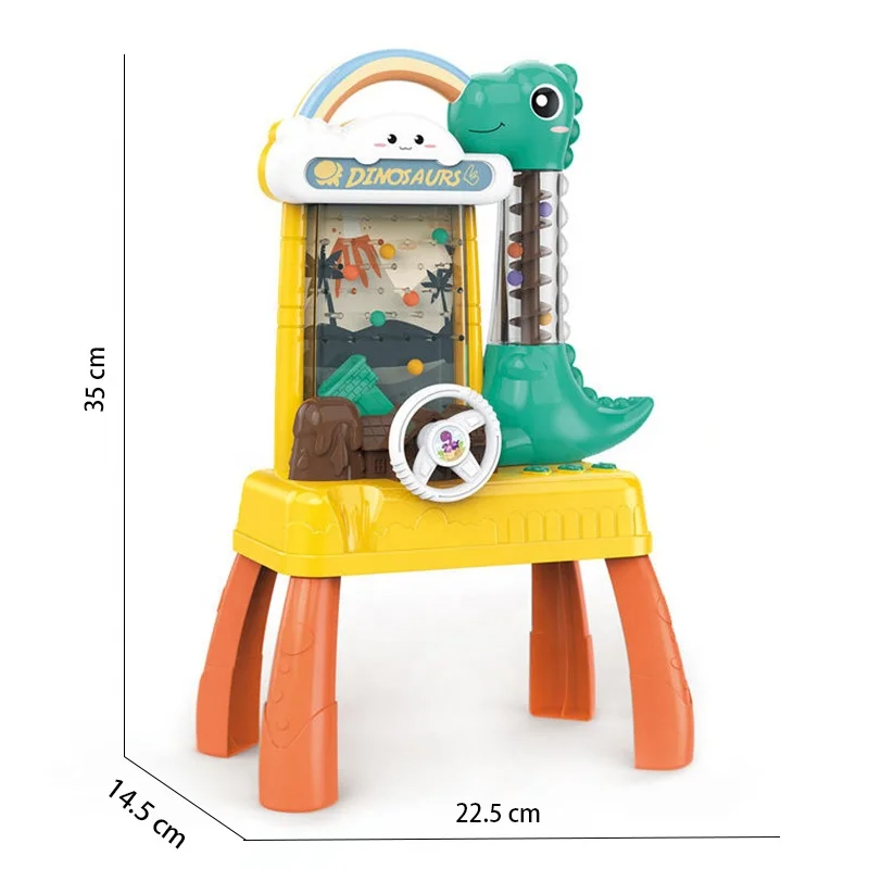 Samtoy Educational Interactive Toys Dinosaur Machine Catching Ball Toy Electric Lift Toys Games for Kids Gift