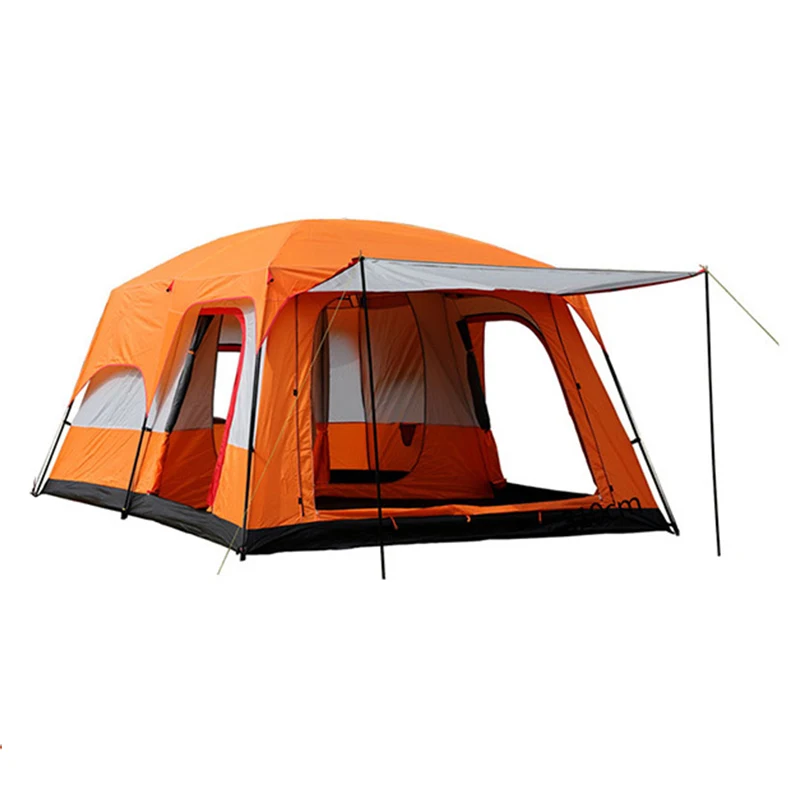 Everich Outdoor 5-8 People Glamping Double Layer Camping Tent Waterproof Outdoor Family Tents Wholesale