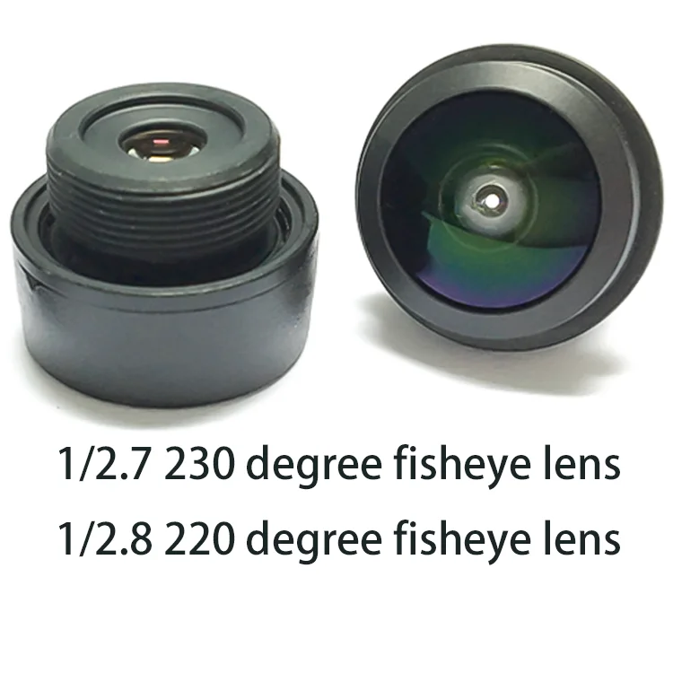  Завод объективов OKsee 1/2.8 IMX335 объектив F1.8 220 градусов HFOV M12 cctv для широкоугольной