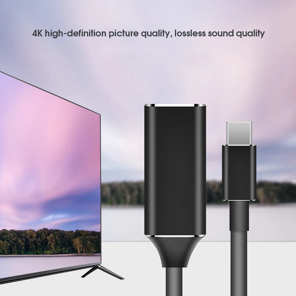 Кабель-Переходник USB C на HDMI адаптер 4K 30 Гц кабель типа для MacBook Samsung Galaxy S10 Huawei Mate P20 Pro