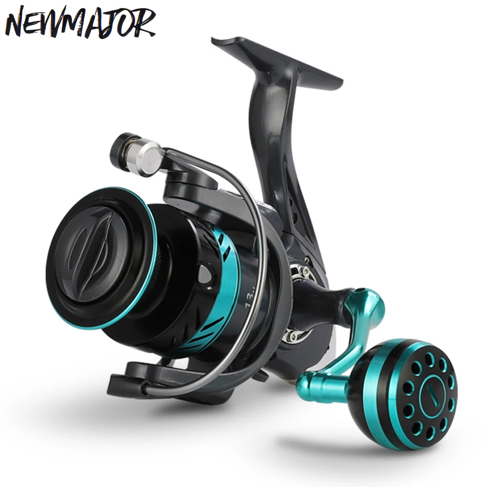 NEWMAJOR 1000-7000 5-10 кг 5 2: 1 спиннинговая катушка пластиковая рыболовная для правой левой руки речной рыбалки с поддельной приманкой